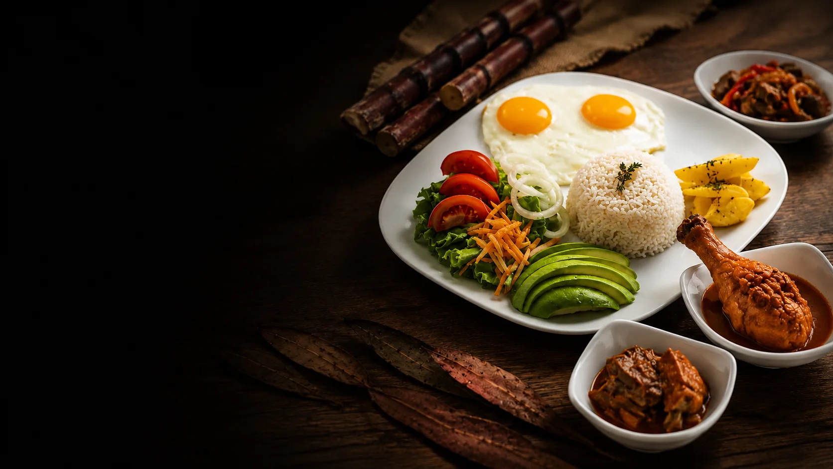Comida tradicional ecuatoriana del Rincón de Carlitos